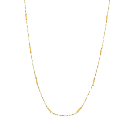 18" Marigold Bar Chain Necklace